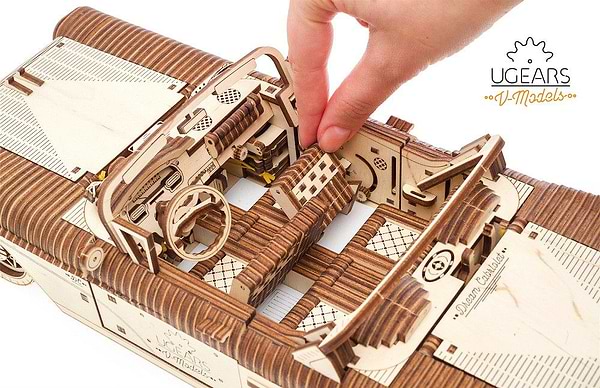 Фото - 3D пазлы Ugears Кабриолет мечты VM - 05 (70073)