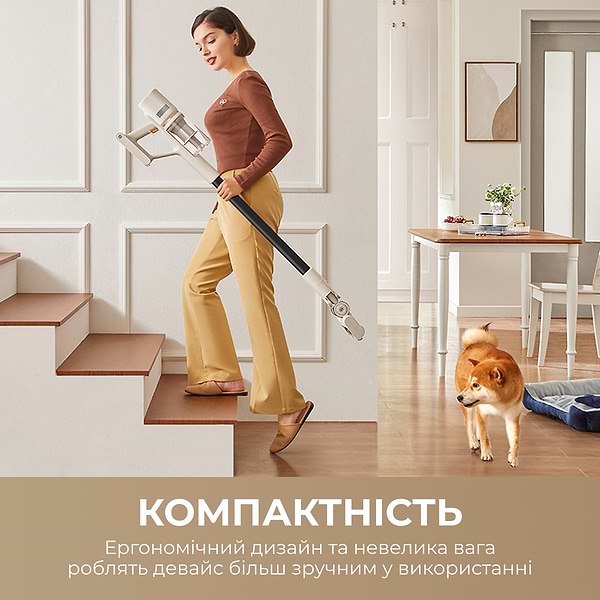 Фото - Пылесос ручной для дома Dreame Cordless Vacuum Cleaner U10 (VPV20A)