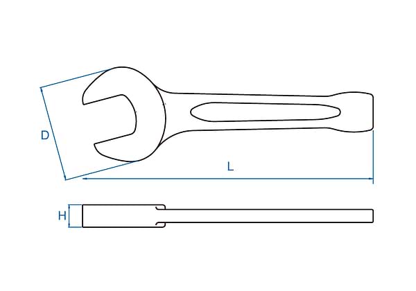 Фото - Ключ накидний KING TONY 32 мм (10B0-32)