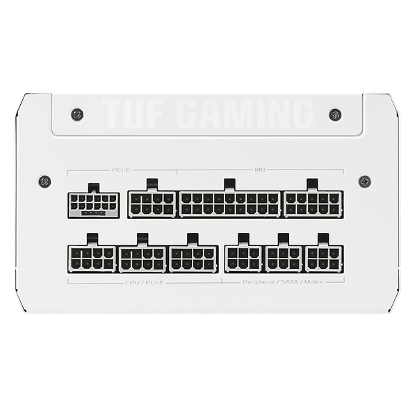 Фото - Блок питания для ПК Asus TUF-GAMING-1000G-WHITE PCIE5 1000W Gold (90YE00S5-B0NA00)