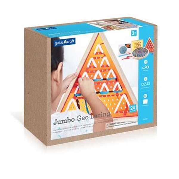 Фото - Настільна гра (3-4 роки) Guidecraft Manipulatives Великі фігури (G6804)