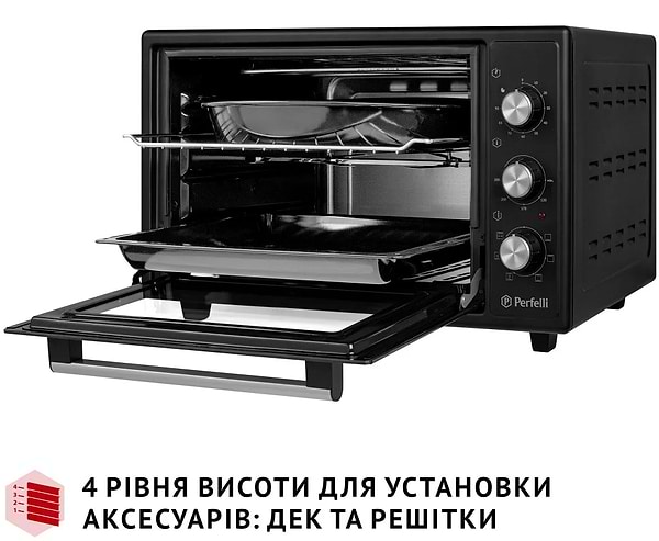 Фото - Печь электрическая Perfelli SIERRA 37 BLACK