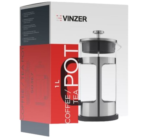 Фото - Френч-прес Vinzer 1000 мл (50367)