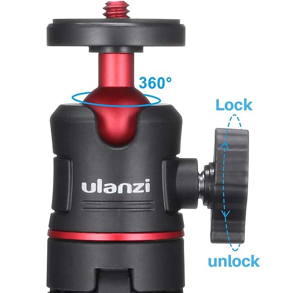 Фото - Штатив Ulanzi Vijim Mini Portable and Adjustable Desktop Tripod Black(UV-1601 MT-08)