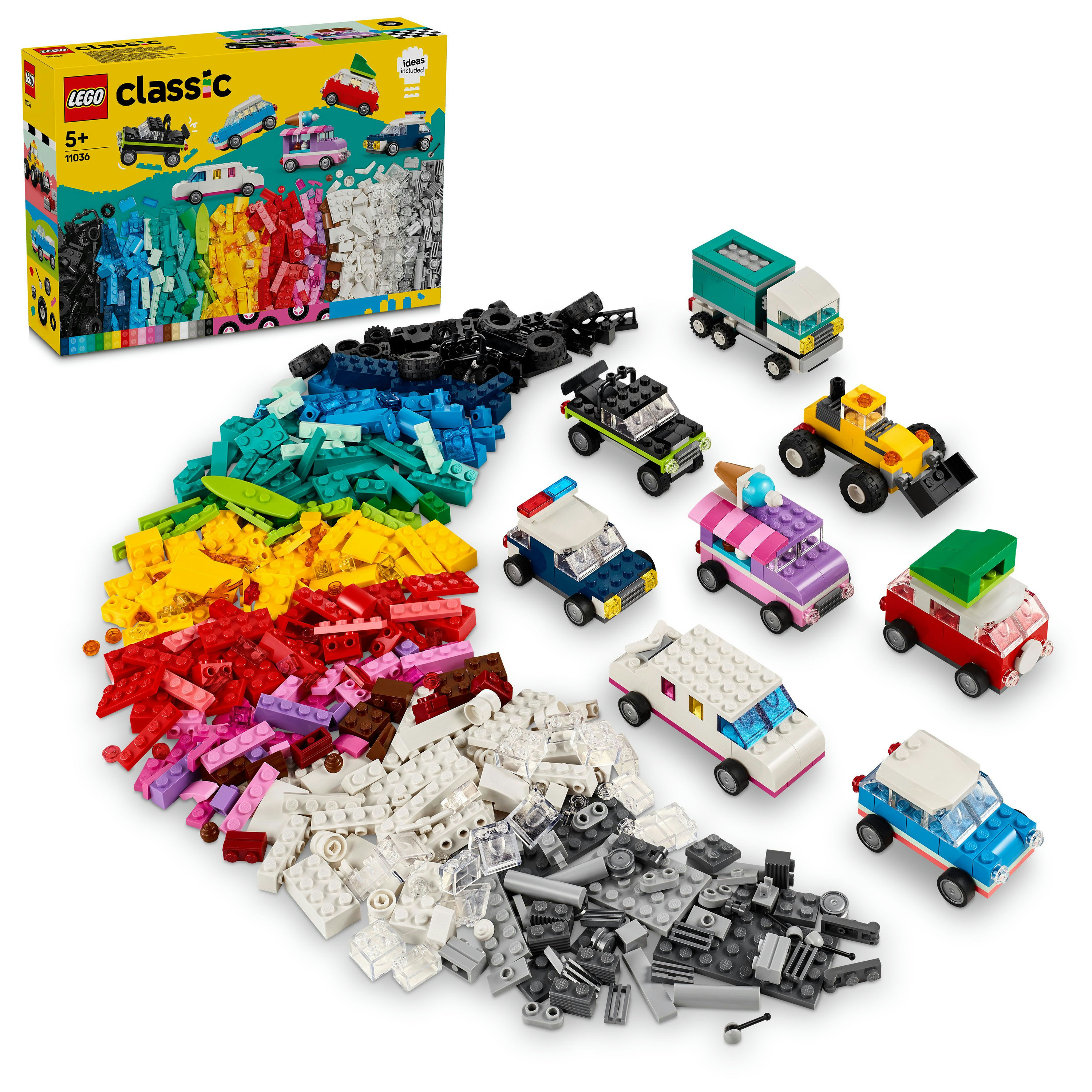 Конструктор LEGO Classic Творчі транспортні засоби (11036) - Фото 1
