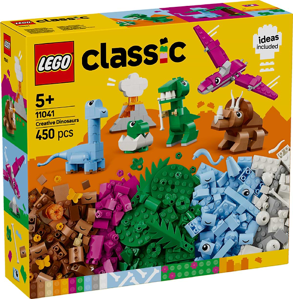 Фото - Конструктор LEGO Classic Творческие динозавры (11041)