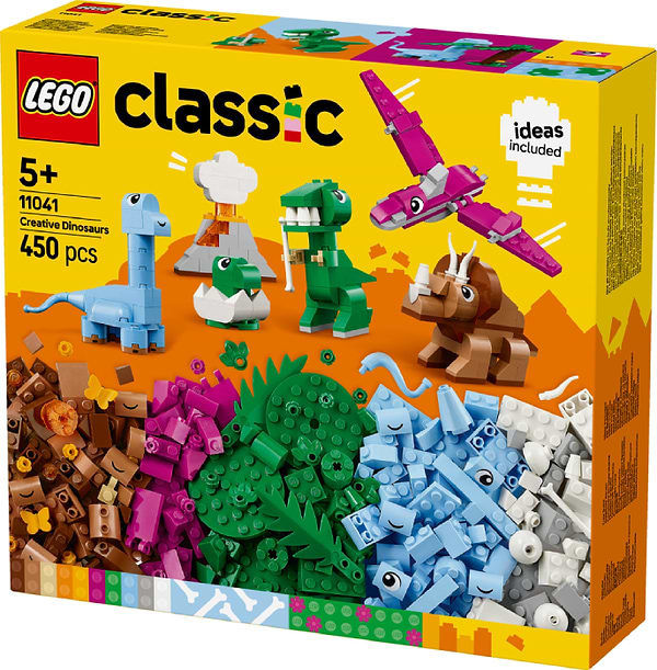 Фото - Конструктор LEGO Classic Творческие динозавры (11041)