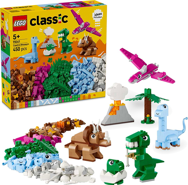 Фото - Конструктор LEGO Classic Творческие динозавры (11041)