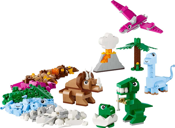 Фото - Конструктор LEGO Classic Творческие динозавры (11041)