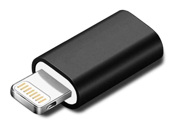 Перехідник XOKO microUSB-Lightning Black (XK-AC005-BK) - Фото 1