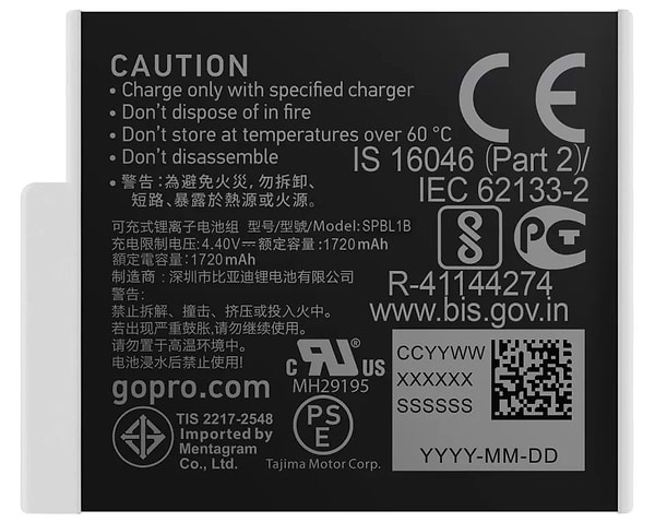 Фото - Аккумулятор для экшн-камеры GoPro Enduro Battery for Hero 11, Hero 10, Hero 9 набор (ADBAT-211)