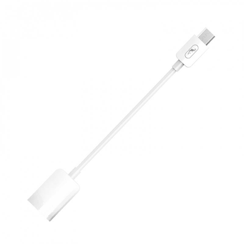 Перехідник SkyDolphin OT03 OTG microUSB - USB White (ADPT-00019)
