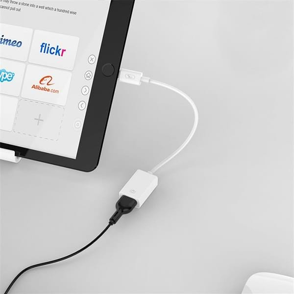 Фото - Переходник SkyDolphin OT03 OTG microUSB - USB White (ADPT-00019)
