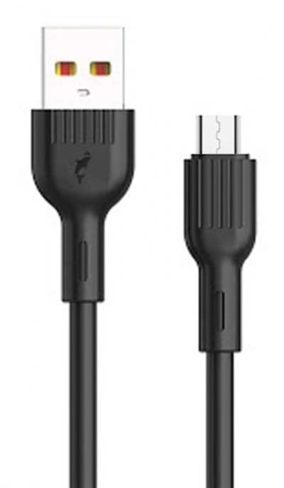 Кабель SkyDolphin S03V USB-microUSB 1m Black (USB-000420)