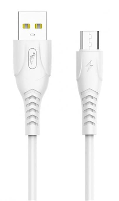 Кабель SkyDolphin S08V USB-microUSB 1m White (USB-000564)