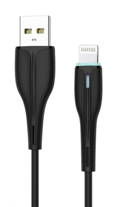 Кабель синхронізації даних SkyDolphin S48L USB-Lightning 1m Black (USB-000422)