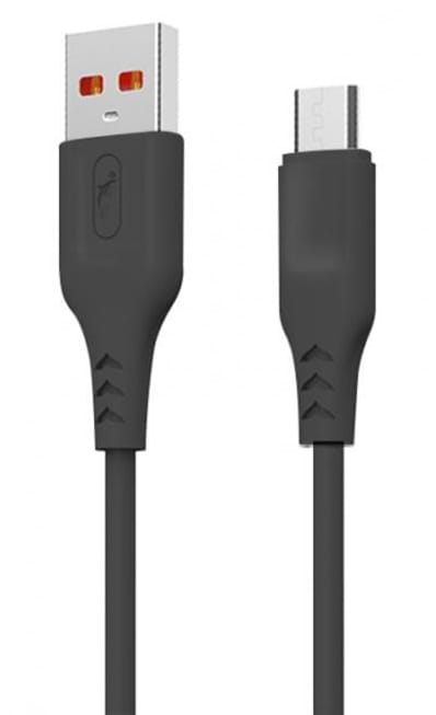Кабель SkyDolphin S61VB USB-мicroUSB 2m Black (USB-000450)