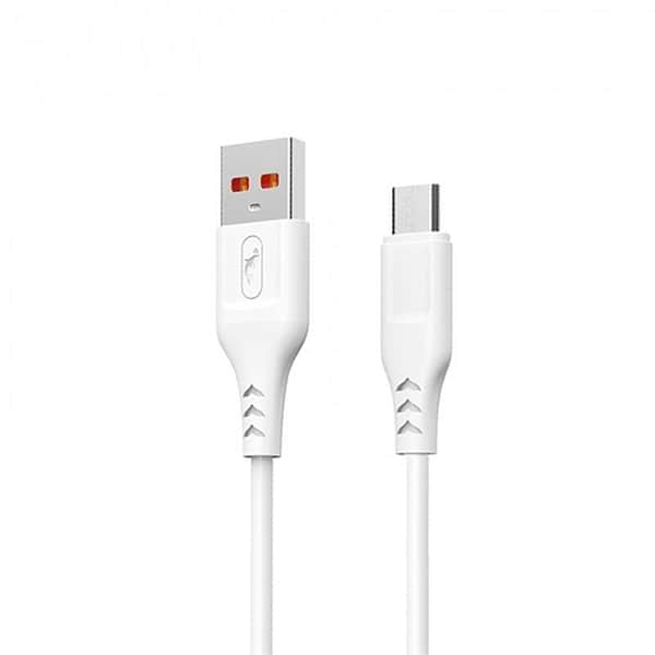 Фото - Кабель SkyDolphin S61V USB-microUSB 1м, White (USB-000449)
