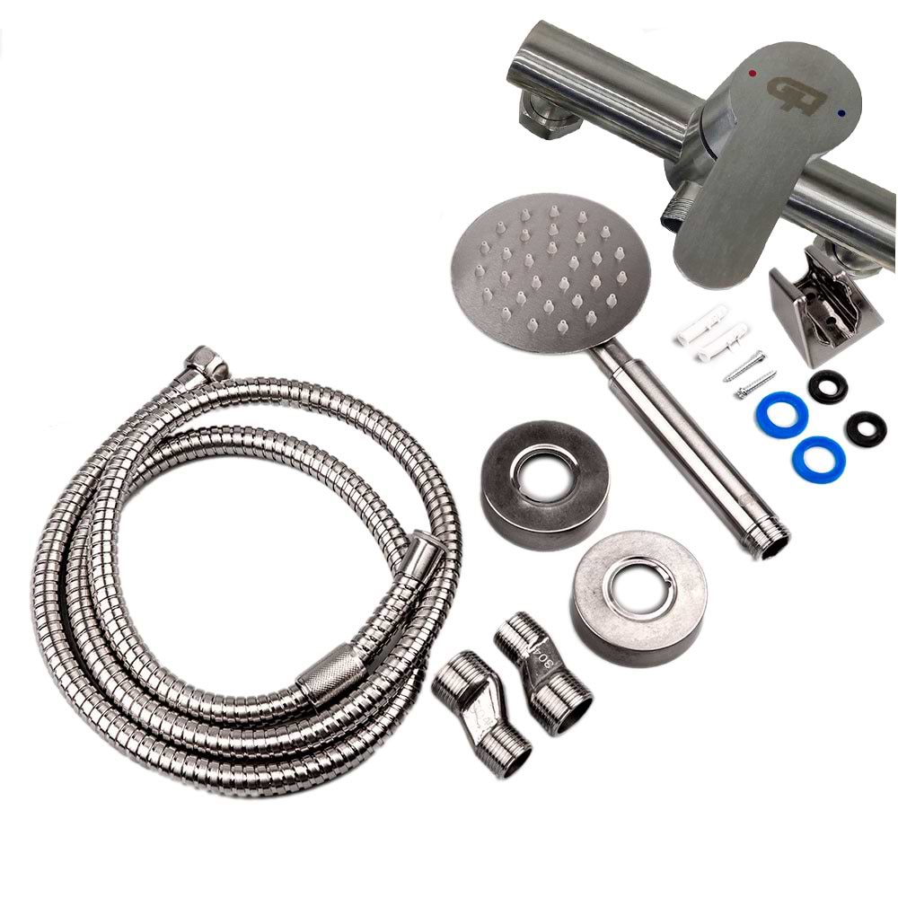 Змішувач для ванної GH Acqua Сталь (16.12.125)