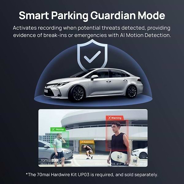 Фото - Видеорегистратор 70mai Dash Cam 4K A810S-2 Set