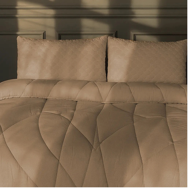 Фото - Ковдра демісезонна полуторна MirSon антиалергенна EcoSilk Carmela 011 155x215 см (2200000005427)