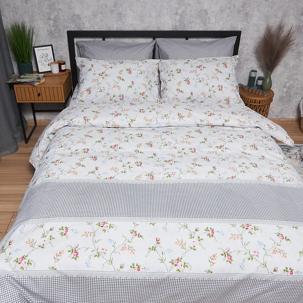 Фото - Підковдра полуторна євро Moon&Star Бязь Gold Люкс Romantic Bloom 160 x 220 см (MS-870000716)