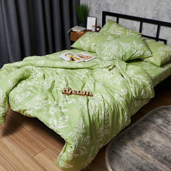 Фото - Пододеяльник двуспальный евро Moon&Star Бязь Gold Люкс Verdant Spring King Size 220x240 см (MS-870000784)