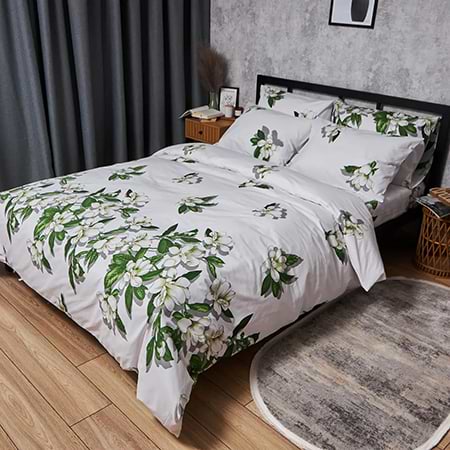 Пододеяльник двуспальный Moon&Star Бязь Gold Люкс Wisteria White 175x210 см (MS-870000812)