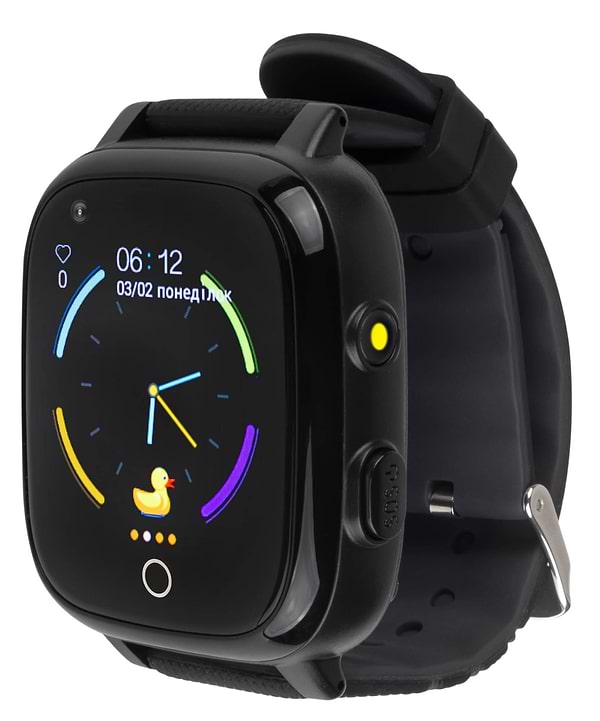Фото - Дитячий годинник AmiGo GO005 4G WIFI Thermometer Black