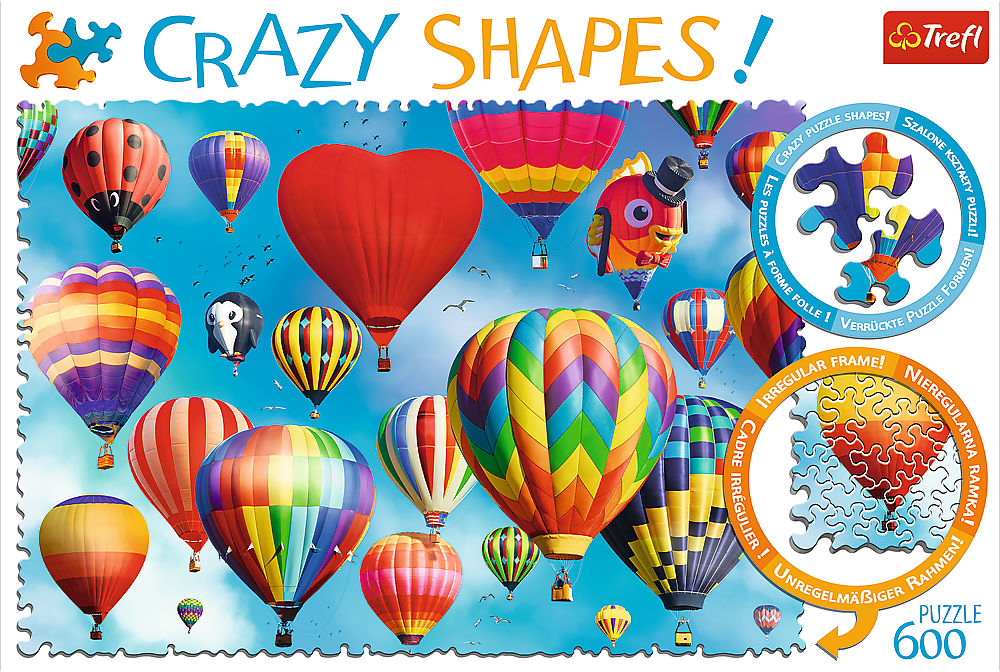 Фото - Пазлы (8+) Trefl "Цветные шары" 600 эл. (11112)