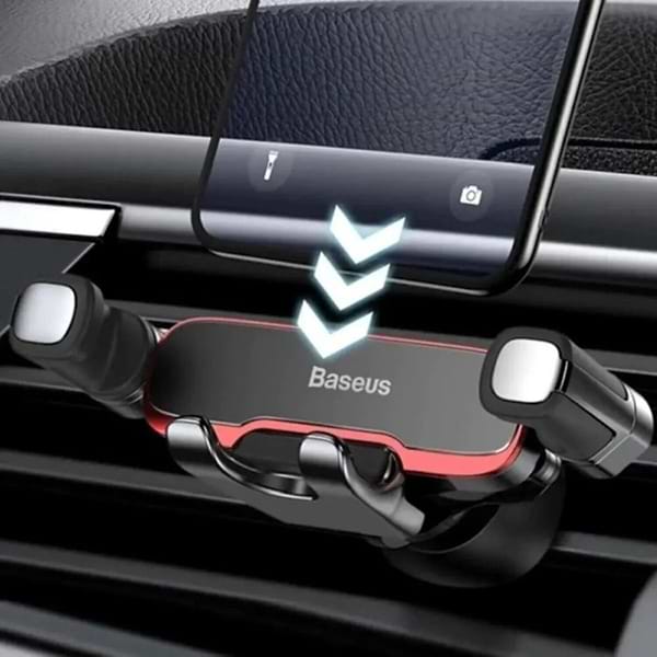 Фото - Автотримач Baseus Mr Hui Gravity Car Mount Black (SUYL-HU01)