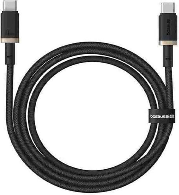 Фото - Кабель синхронізації даних Baseus Dura Series Fast Charging Cable Type-C to Type-C 100W 2m (P10377803U01-02)