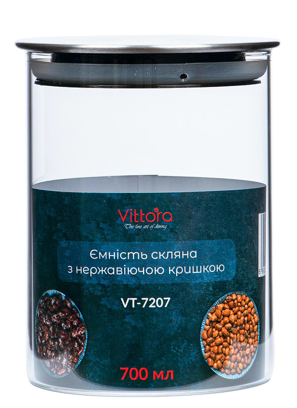 Фото - Ємність для сипучих Vittora 700 мл (VT-7207)
