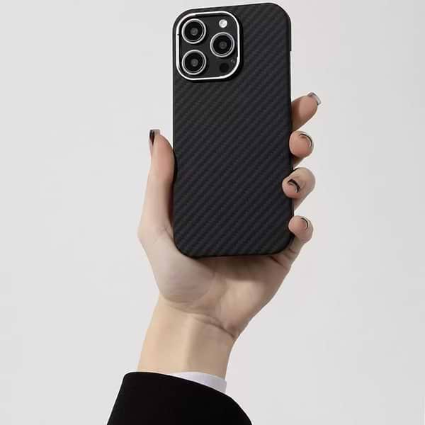 Фото - Чехол для смартфона Proove Carbon Slim with Magnetic Ring iPhone 16 Pro nightfall (PCCSIP16P051)