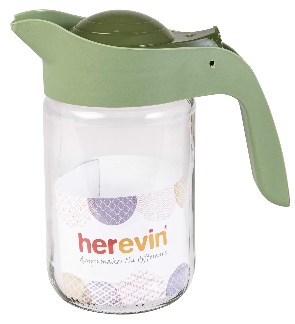 Глечик Herevin з дозатором та тримачем 0.66 л в асортименті (111261-150)
