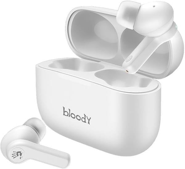 Фото - Уцінка - Навушники вкладиші бездротові TWS Bloody M30 White