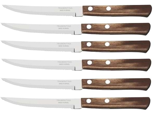 Фото - Набор ножей Tramontina Polywood для стейка 6 шт (21100/695)