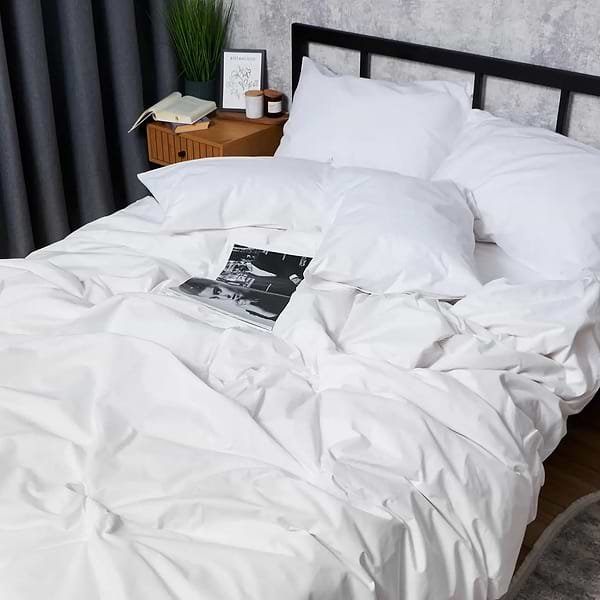 Фото - Комплект постільної білизни Moon&Star Бязь Gold Люкс White Glow 160х220 нав. 4х50х70 (MS-820007373)