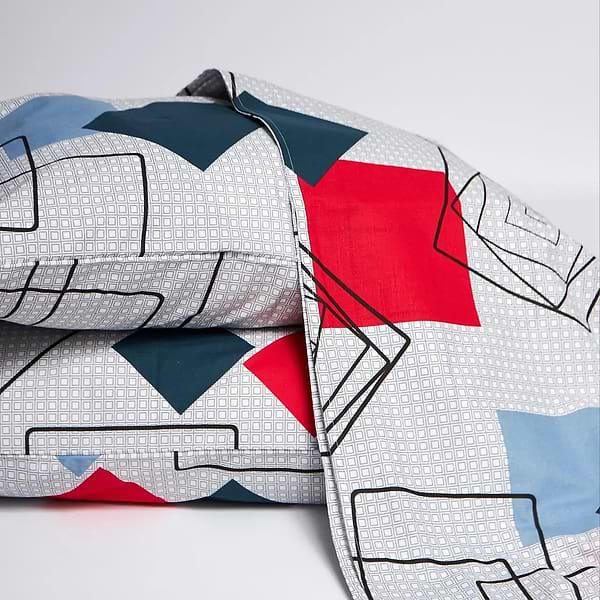 Фото - Комплект постільної білизни Moon&Star прост. 220х240 + 2 нав. 70х70 Бязь Gold Люкс Urban Grid (MS-880000455)