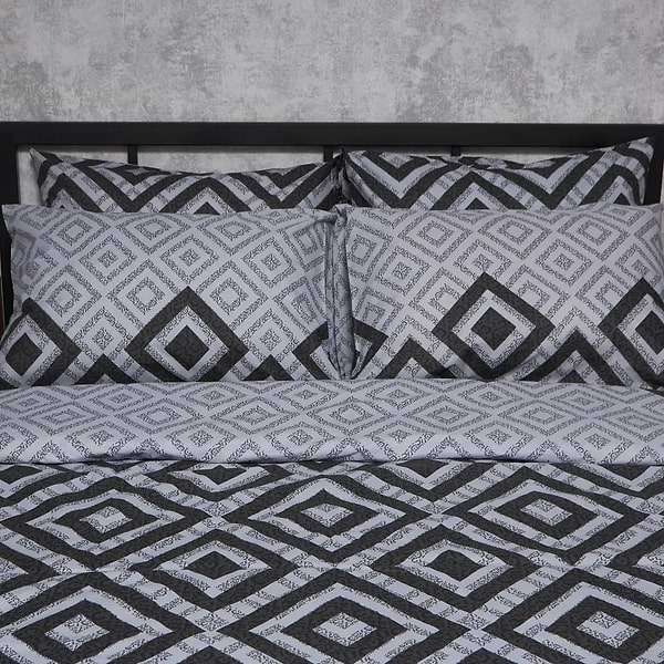 Фото - Комплект постільної білизни Moon&Star Бязь Gold Люкс «Retro Pixels» King Size 220x240 см нав. 2х70х70 (MS-820006722)