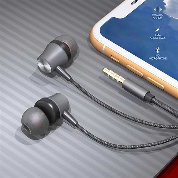 Фото - Навушники вкладиші дротові SkyDolphin SR03 Gray (HF-000458)