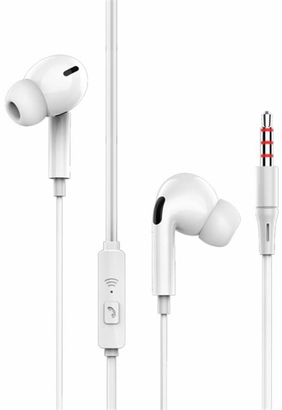 Фото - Навушники вкладиші дротові SkyDolphin SR17 Pro White (HF-000407)