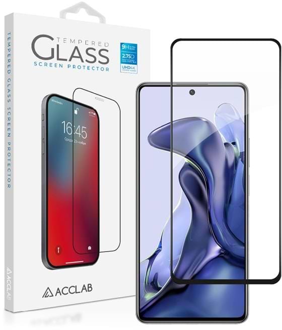 Захисне скло для смартфону ACCLAB Full Glue for Xiaomi Mi 11T Black (1283126518706)