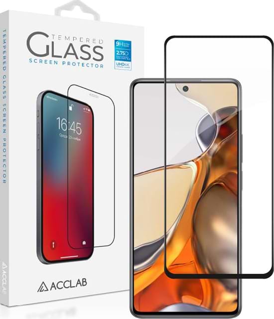 Защитное стекло для смартфона ACCLAB Full Glue for Xiaomi Mi 11T Pro Black (1283126518713)