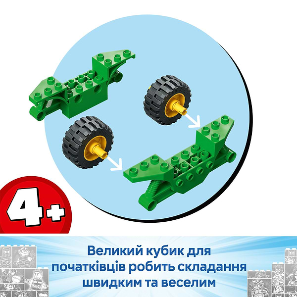 Фото - Конструктор LEGO Spidey Перегони на електромобілях з динозаврами (11198)