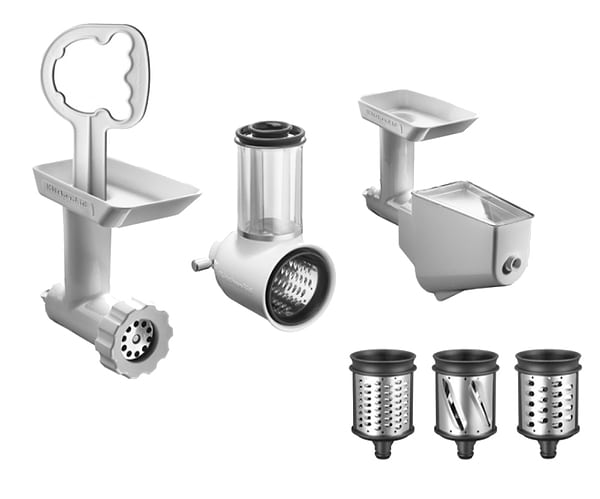 Фото - Насадка для мясорубки KitchenAid набор 3 шт. 5KSMFGA, 5KSMFVSP, 5KSMVSA