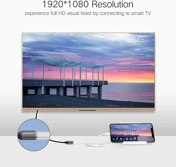 Фото - Переходник UGREEN CM151 USB to HDMI Digital AV Adapter 1.5m Gray (50291)