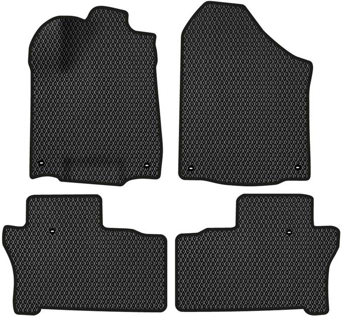 EVA коврики в салон авто EVAtech для Pilot 8 seats Honda 2015-2022 3 поколение SUV USA HA12342PEC4TL6RBB