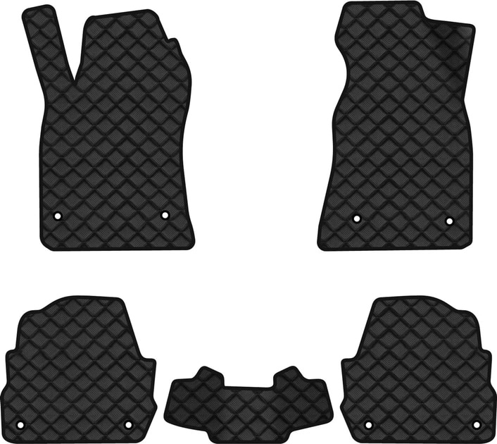 Килимки з екошкіри в салон авто EVAtech ECO для A6 (C5) FWD Restyling Audi 2001-2004 2 покоління Combi EU AU32841CLK5AV8BBB