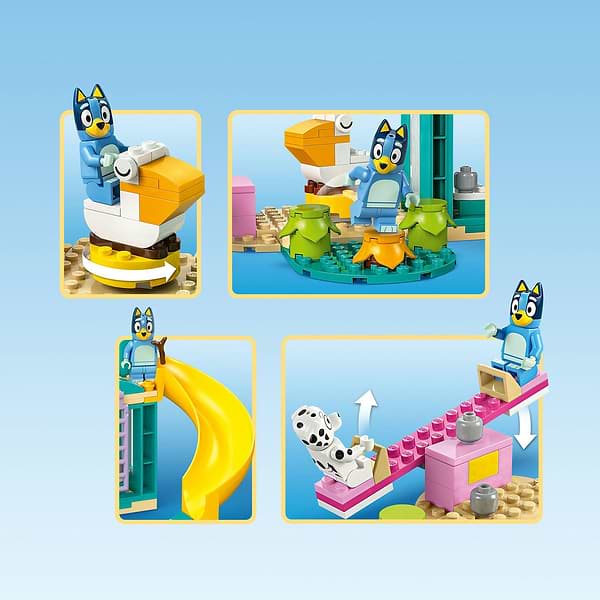 Фото - Конструктор LEGO Bluey Веселощі з Блуї та Хлоєю на ігровому майданчику (11201)